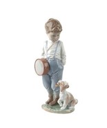 LLADRO &quot;Friendly Duet&quot; #6846 Figurine Young Boy with Drum and Puppy Reti... - $311.51 CAD