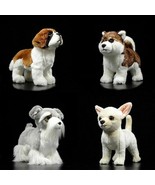 Dog Plush Toys Lifelike Chihuahua Alaskan Malamute Bernard Stuffed Anima... - £38.72 GBP+