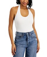MSRP $24 Selfie by Self Esteem Women Halter Spring Bodysuit White Size XS - $6.42