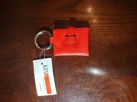 Red Leather Keychain-Brand New-SHIPS N 24 Hours - £14.65 GBP