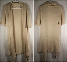 Anthropologie Sparrow Womens Size M Short Sleeve Long Cardigan - £29.97 GBP