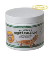 Fluker&#39;s Calcium with D3 4oz - Pack of 10 Reptile Supplement for Healthy... - $18.47 CAD