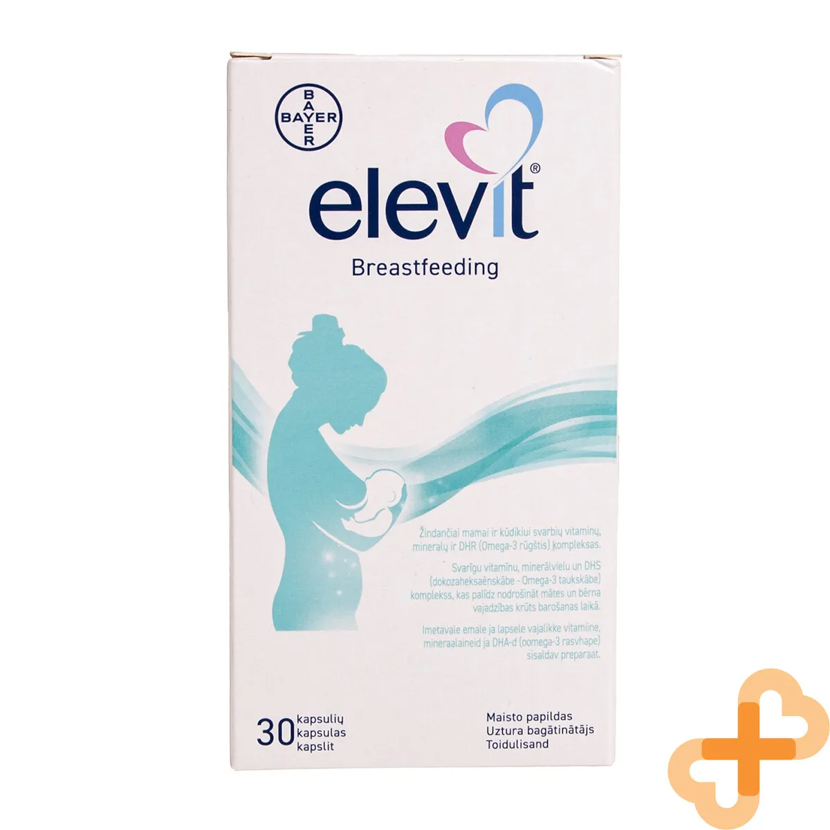 Elevit Breastfeeding Multivitamin Nursing Supplement Baby Mom Health N30 - $1,463.33 MXN