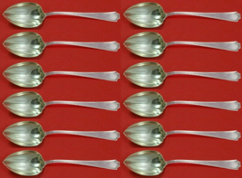 Fairfax by Durgin-Gorham Sterling Grapefruit Spoon Custom Set 12 pc Fluted - €597,26 EUR