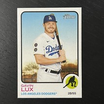2022 Topps Heritage Baseball Gavin Lux Base #397 Los Angeles Dodgers - £1.58 GBP