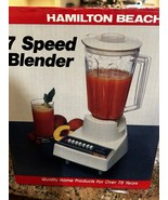 Vintage Hamilton Beach 722W 7 Speed Blender White New Old Stock - $99.99