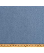 Washed Denim 10oz Medium Weight Blue Cotton Fabric by the Yard (D909.26) - $14.97