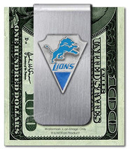 Detroit Lions Stainless Steel Money Clip Football Sports Hot! - Free Ship #A&#39; - £15.93 GBP