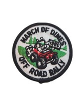 1980 March of Dimes Off Road Rally Embroidered Patch 3” Vintage Dune Buggy - $9.79