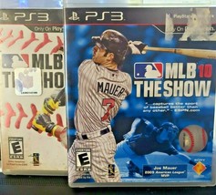 Mlb 10 &amp; 13 Baseball Playstation 3 Original Case Manual For 10 &amp; 13 Missing - £3.17 GBP