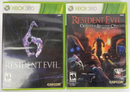 2 x Resident Evil - Operation Raccoon City Resident Evil 6 ~ Xbox 360 Co... - £17.95 GBP