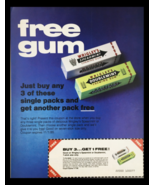 1985 Wrigley&#39;s Chewing Gum Circular Coupon Advertisement - £14.98 GBP