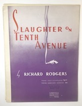 Slaughter On Tenth Avenue Sheet Music Complete Piano Solo Richard Rodger... - $6.00