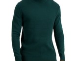 Club Room Mens Textured Cotton Turtleneck Sweater in Pine Grove Green-Small - $19.99