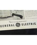 General Electric GE Vintage Print Ad 1955 Double Page Kitchen Appliances - $21.68 CAD