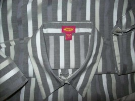 New EYE Shirt~Sz 12~Retail $160~Gray/White Stripe~Very Detailed~NWOT~Gor... - £36.89 GBP