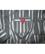 New EYE Shirt~Sz 12~Retail $160~Gray/White Stripe~Very Detailed~NWOT~Gor... - $95.08 CAD