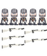5PCS Military Building Blocks Solider Figures Toys Weapons Guns B19-39-2... - $532.02 MXN