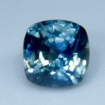 Natural Blue Green Sapphire | Cushion Cut | 5.50 mm | 1.03 Carat | Loose Gemston - £598.10 GBP