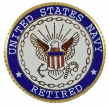 Us Navy Retired Lapel Pin Or Hat Pin - Veteran Owned Business - £4.16 GBP