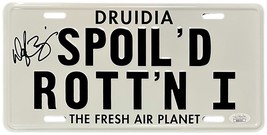 DAPHNE ZUNIGA  Autographed Signed SPOIL&#39;D ROTT&#39;N License PLATE SPACE BAL... - £47.80 GBP