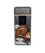 Touch Sensing Dragon Rechargeable Flameless Windproof USB Cigarette Lighter - $17.58 CAD