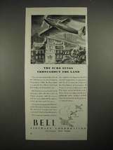 1940 Bell Airacuda, Airacobra, Airabonita Plane Ad - $18.49