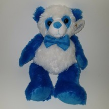 NWT Glow Bug Wishpets Plush Blue White Teddy Bear Stuffed Animal Toy Lov... - $19.75