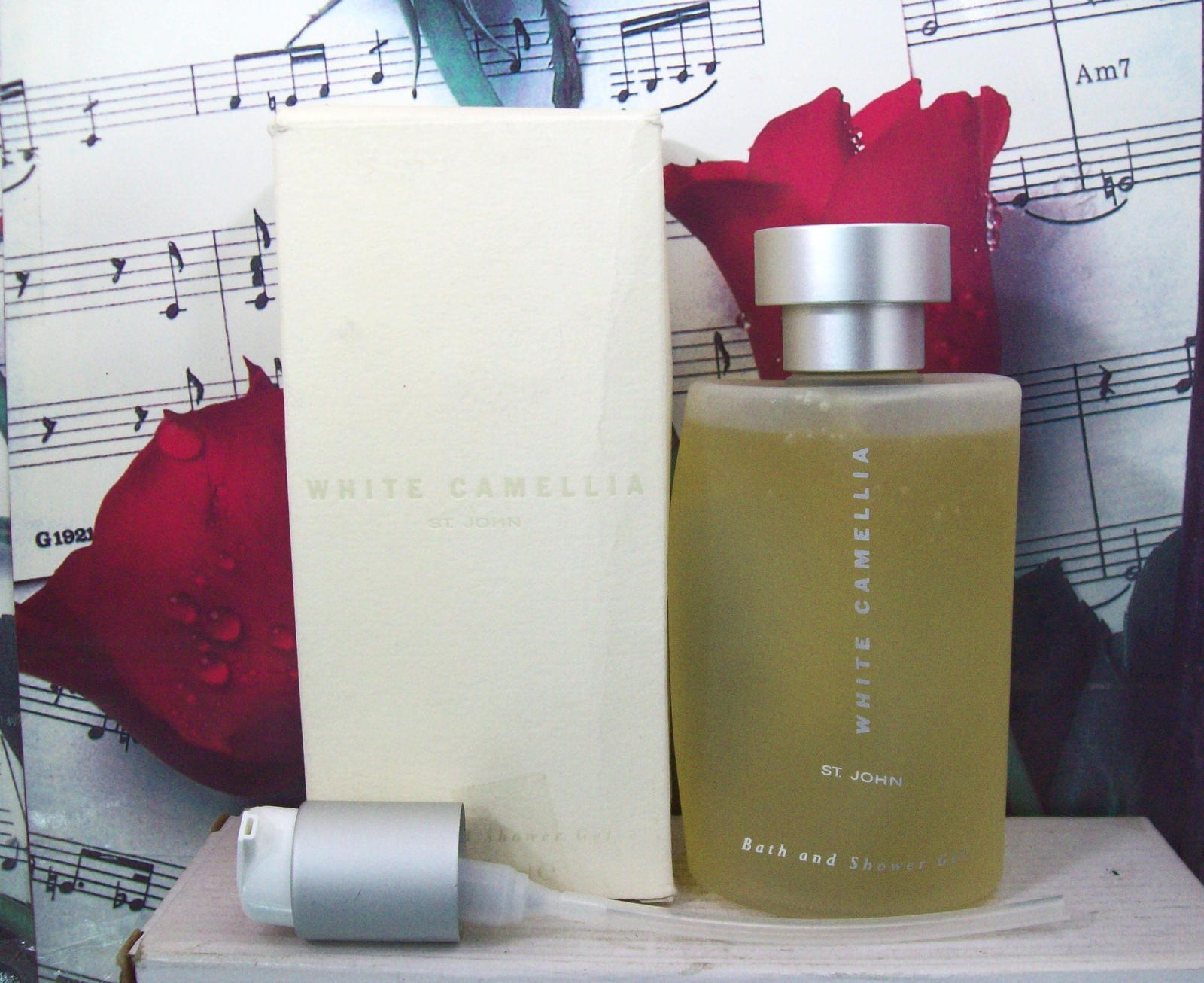 ST. Johns White Camellia Shower Gel 8.0 FL. OZ. Thin Lotion - $69.99