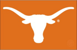 14 Texas Longhorns  Logo Mascot Poster 12x8in Metal Sign NCAA College - $24.74