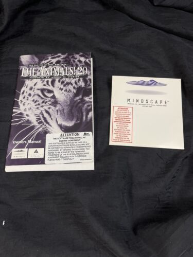 The Animals! 2.0 Apple Mac Macintosh 1994 Hard To Find CD-ROM Computer P... - $6.30