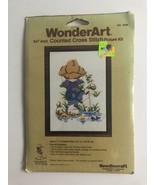 Needlecraft Wonder Art Counted Cross Stitch 5x7 Picture Kit NEW Fishin 5058 - $12.37