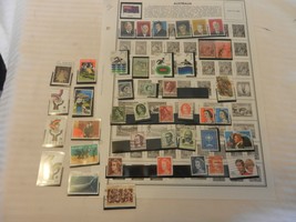 Lot of 41 Australia Stamps, 1972 Olympics, Queen, Commonwealth Day, More - $30.00