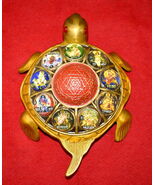 NavDurga Shree yantra on Tortoise / Kachap Shri yantra - $3,167.84 MXN