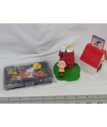 Peanuts Snoopy Toy Cake Topper Lot Doghouse Halloween Paint Set Bakery C... - $19.95