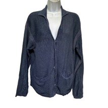 cotelac button front silk V-neck Long Sleeve Knit sweater Size 1 - $44.54