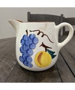 Stangl Pottery Fruit Pitcher Hand Painted 2 Qt Water Juice Italian - $19.79