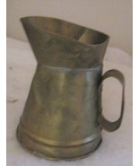 HOSLEY #4308 BRASS MINIATURE PITCHER WATERING CAN 3 1/4&quot; TALL - $7.84