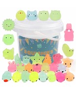 POKONBOY 23 Pack Squishies Mochi Squishy Toys Glow in The Dark Party Fav... - $21.77