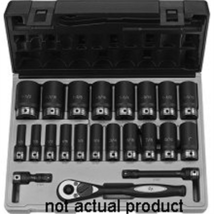 Grey Pneumatic 1/2&quot; Drive x 1-1/8&quot; Deep Duo-Socket - 6 Point - $1,773.67 MXN