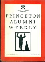PRINCETON ALUMNI WEEKLY November 8, 1935 University newsletter (New Jersey) - €12,85 EUR