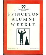 PRINCETON ALUMNI WEEKLY November 8, 1935 University newsletter (New Jersey) - €12,73 EUR