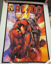 Iron Man AC/DC Heavy Metal Lithograph Unnumbered Proof Marvel Comics - $21.80