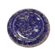 50 Carat Lapis Lazuli Hand-Carved Face with closed Eye Stone for Jewelry... - €12,92 EUR