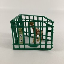 Playmobil Zoo Replacement Giraffe Figure Green Fencing Enclosure Geobra 4855 - $14.80