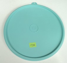 T34 Tupperware Replacement Round Container Lid - Light Blue - 6.5&quot; - £7.76 GBP