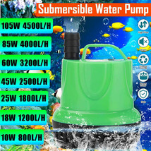 Submersible Water Pump Clean Aquarium Fountain Pool Pond Fish Tank ,12W - £19.65 GBP