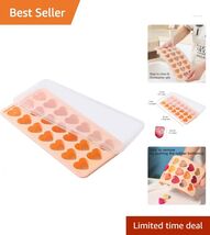 Multifunctional Heart Silicone Ice Cube Tray for Cocktails, Desserts, an... - $22.72
