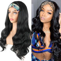 Headband Wig Long Wavy Headband Wigs for Women  Syntheitic Wig  - €34,97 EUR
