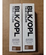 BLK/OPL True Color Pore Perfecting Liquid Foundation 420 Nutmeg (Lot Of ... - €8,70 EUR